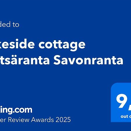 Lakeside Cottage Metsaeranta Savonranta Kültér fotó